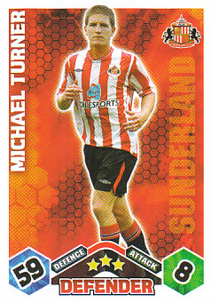 Michael Turner Sunderland 2009/10 Topps Match Attax #274